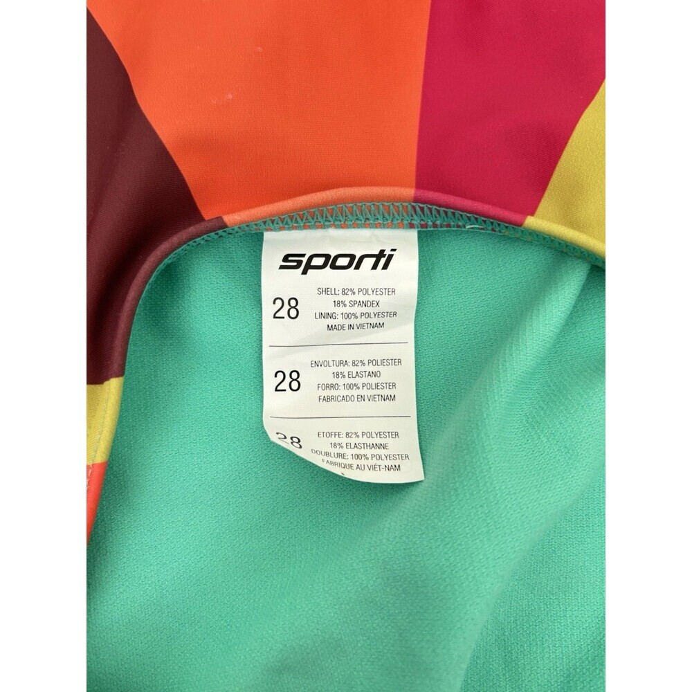 Lot Of 2 SPORTI & TURBO Swimsuits Bathing Suits Melanin Park Shark NWT 28/S - Picture 2 of 8